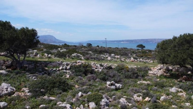 Kokkino Chorio Kreta, Kokkino Chorio: Malerisches Gelände mit Panoramablick aufs Meer zu verkaufen Grundstück kaufen